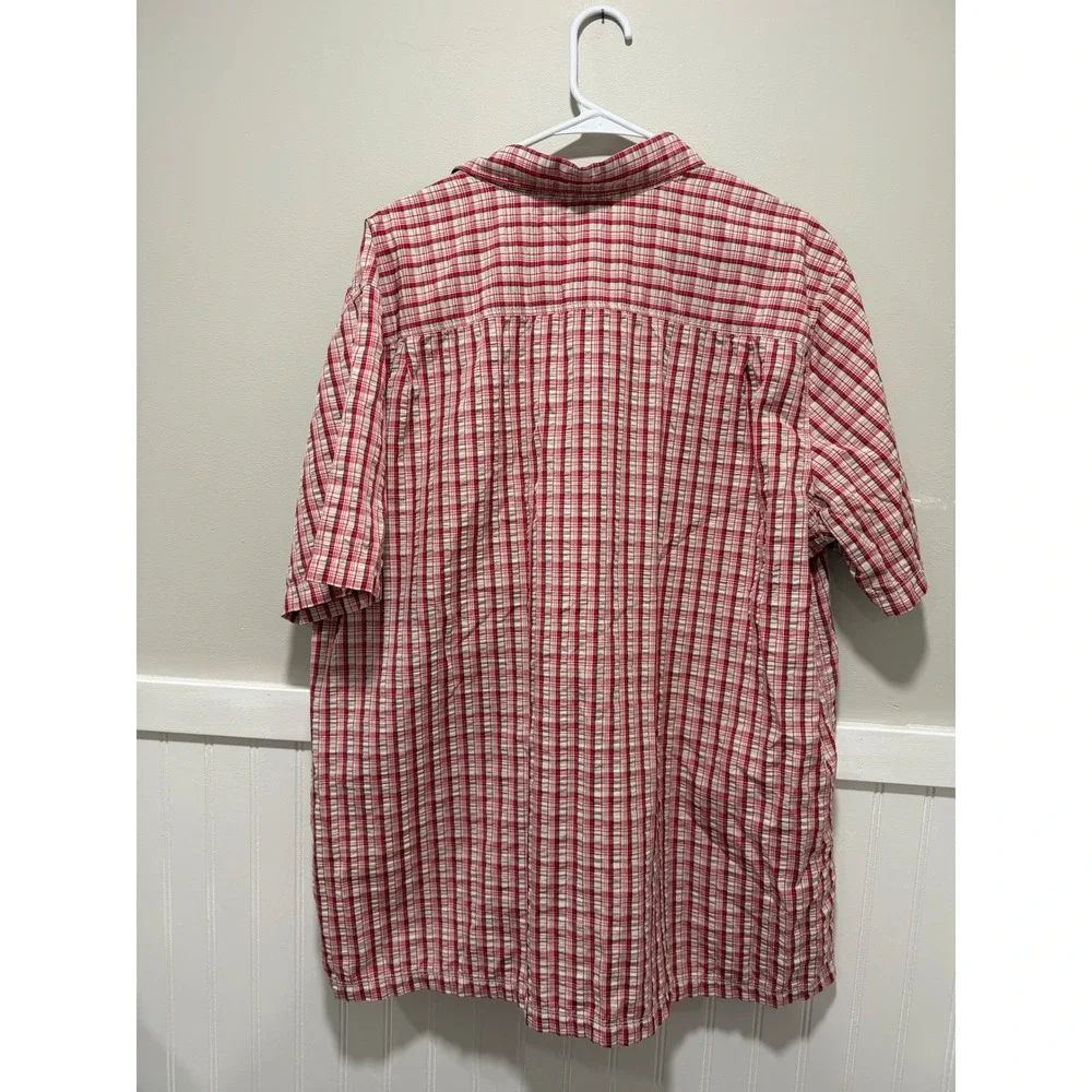 The North Face red white